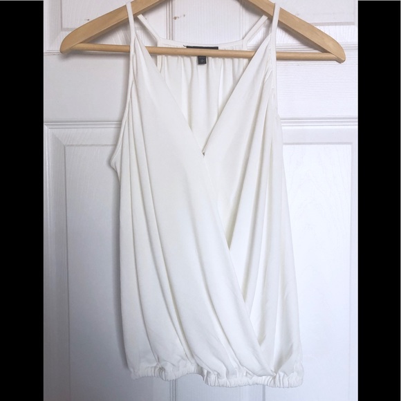 Express Tops - Express Bottom Banded Surplice Cami